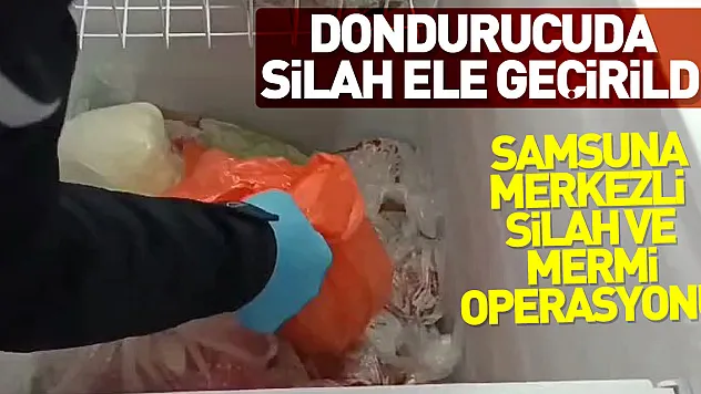 DONDURUCUDA SİLAH ELE GEÇİRİLDİ