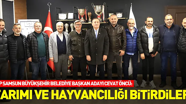 'TARIMI VE HAYVANCILIĞI BİTİRDİLER'