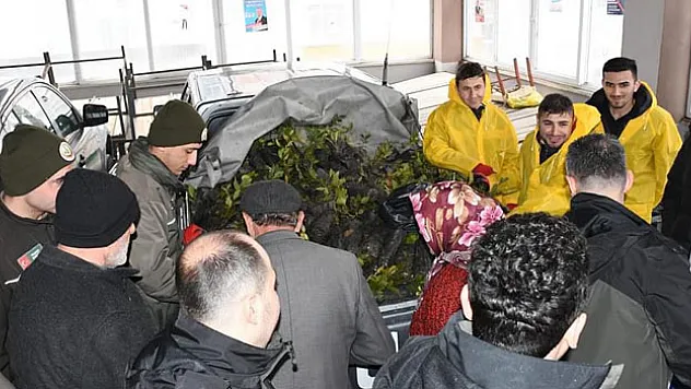 ORMAN HAFTASINDA FİDAN DAĞITILDI