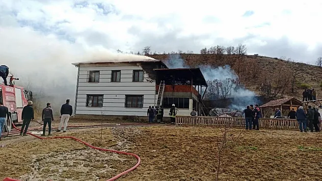 Osmancık'ta korkutan yangın