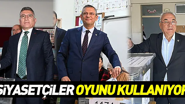 Siyasetçiler Oyunu Kullanıyor