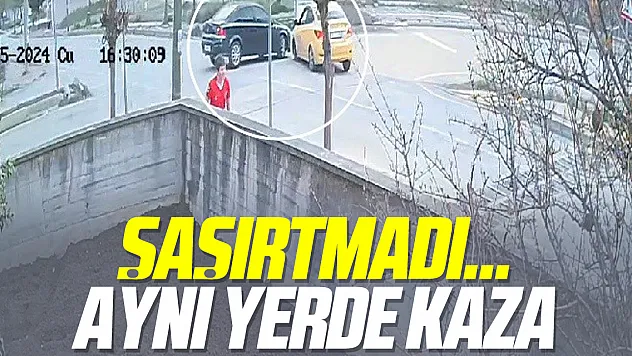 Şaşırtmadı... Aynı yerde kaza