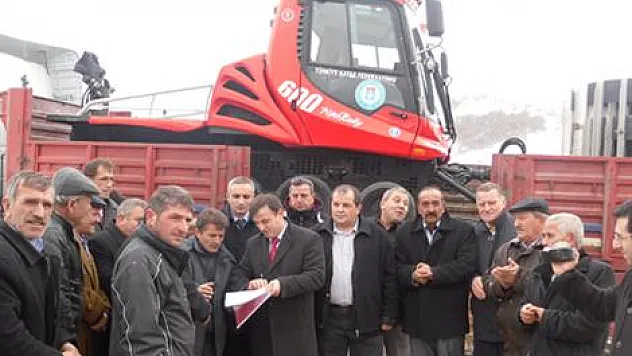 Akdağ Kayak Merkezi'ne 1 milyon liralık kar ezme makinesi