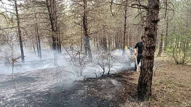 Orman yangını korkuttu