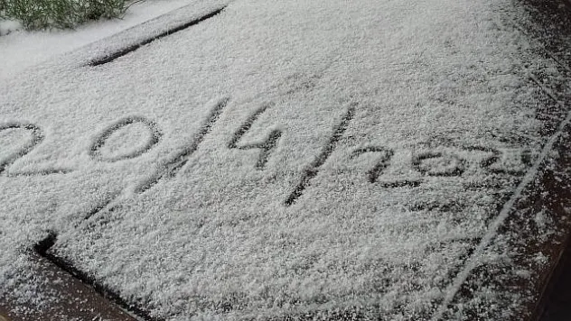 Uludağ'da Nisan Karı