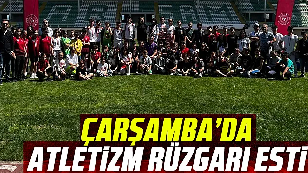 Çarşamba'da Atletizm Rüzgarı Esti