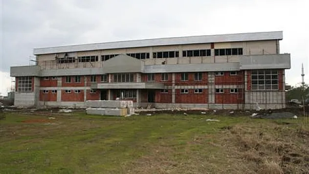 Tekkeköy'de Spor Salonu inşaatı