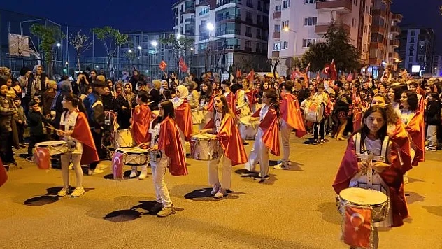 Tekkeköy'de fener alayı