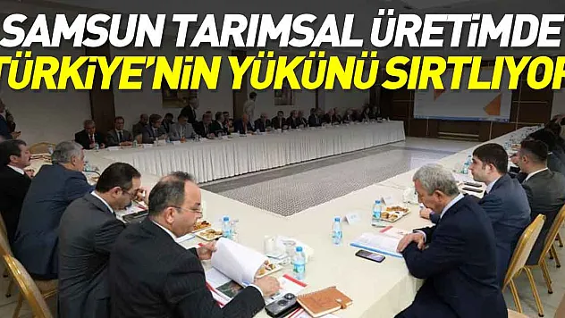 Samsun Türkiye'nin yükünü sırtlıyor