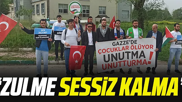'Zulme sessiz kalma'