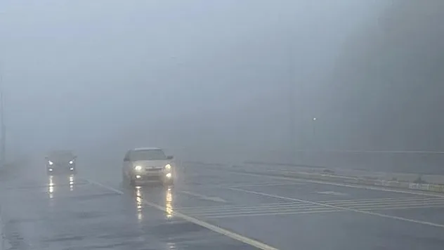 Bolu Dağı'nda sis ve sağanak ulaşımı etkiledi