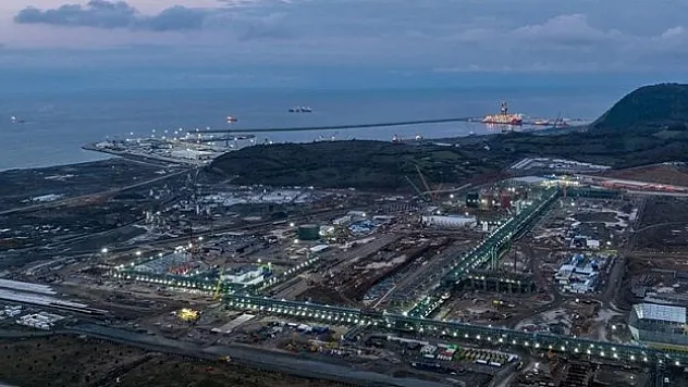 Sakarya Gaz Sahası'nda günlük 4,5 milyon metreküp gaz üretildi