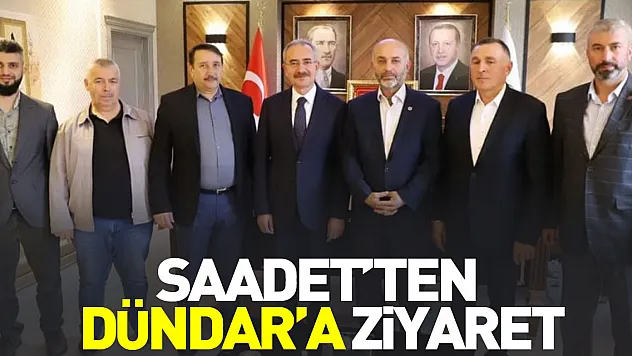 Saadet'ten Dündar'a ziyaret
