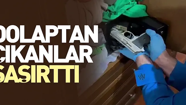 Dolaptan çıkanlar şaşırttı