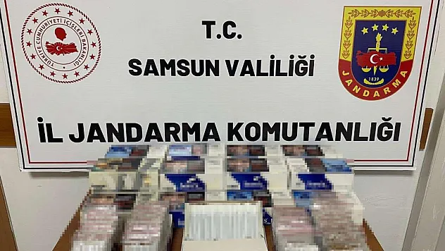 Bandrolsüz makaron ele geçirdi