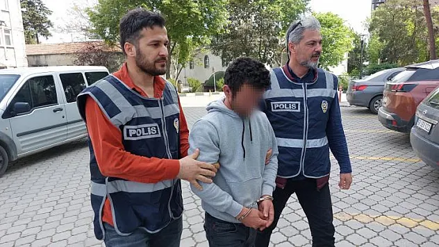 Hurda demir çalan şahıs tutuklandı