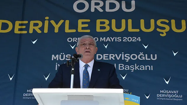 İYİ Parti Genel Başkanı Dervişoğlu Ordu'da konuştu: