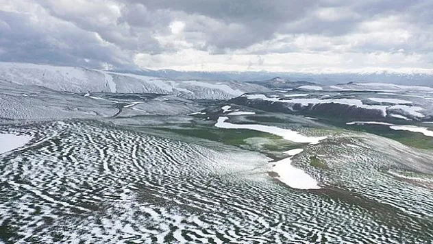 Yüksek kesimde kış, aşağıda bahar