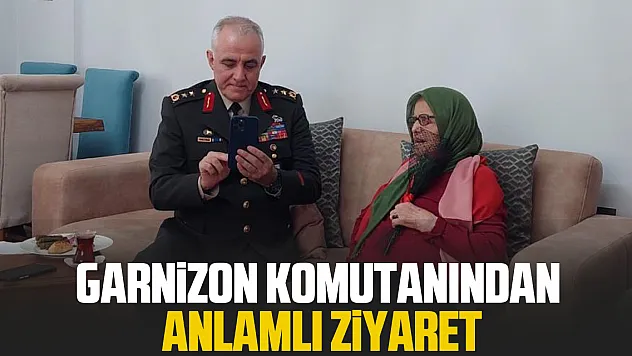Garnizon Komutanından anlamlı ziyaret