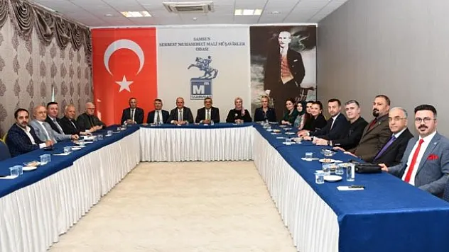 Müdür Kaya'dan  Mali Müşavirler Odası'na ziyaret