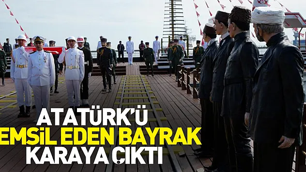 Atatürk Bayrağı Samsun'da