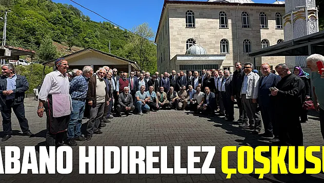 ÇARŞAMBA'DA ABANO HIDIRELLEZ ÇOŞKUSU