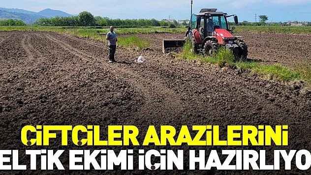 Araziler çeltik ekimi için hazırlanıyor