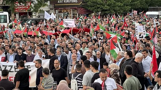 Elazığ'da 'Büyük Gazze Yürüyüşü ve Mitingi' yapıldı