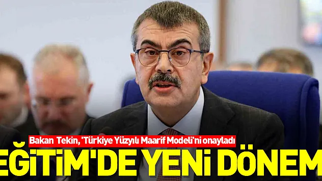 EĞİTİM'DE YENİ DÖNEM!