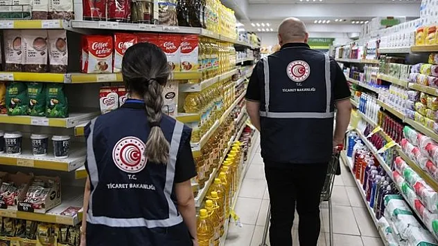 Ticaret Bakanlığı ekipleri marketleri denetledi