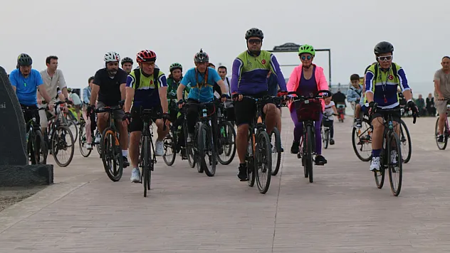 Doğa için pedalladılar