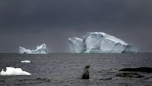 Isınan su buzulları eritiyor