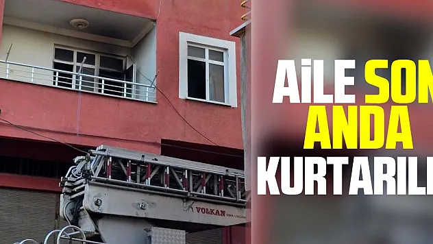 Aile son anda kurtarıldı