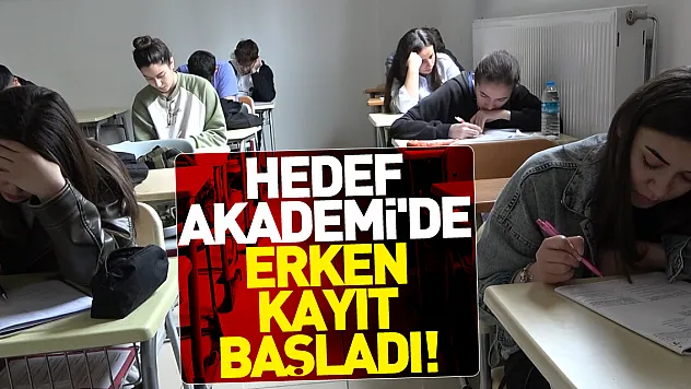 HEDEF AKADEMİ'DE ERKEN KAYIT BAŞLADI!