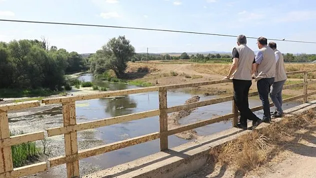 Tunca Nehri'nde kuraklık nedeniyle kontrollü sulamaya geçildi