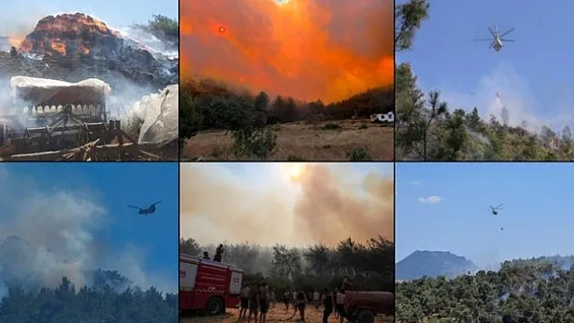 Orman yangınlarına müdahaleler devam ediyor