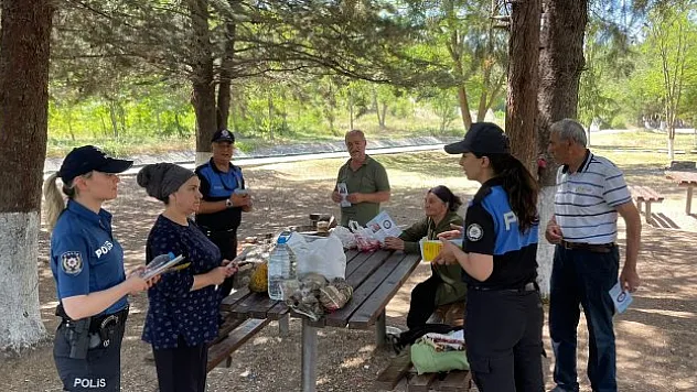 Emniyet ekiplerinden bilgilendirme