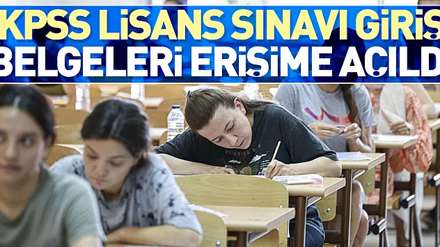 KPSS Lisans sınavı giriş belgeleri erişime açıldı