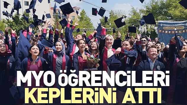 ÇARŞAMBA MYO'DA MEZUNİYET TÖRENİ YAPILDI
