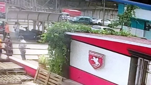 Dolmuş kazasının görüntüleri ortaya çıktı