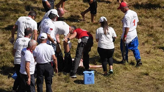 Güreşirken bayıldı