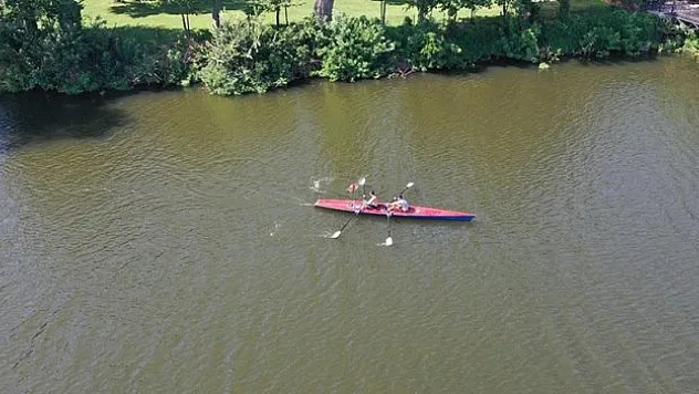 Meriç Nehri kürekte ilk resmi sınavına hazırlanıyor