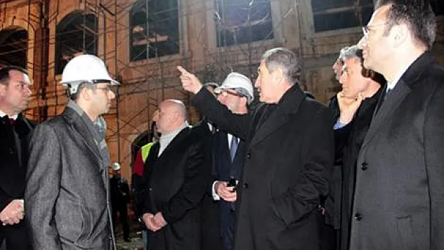 Bakan Günay, Bulvar AVM inşaatını gezdi