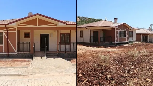 Köy evlerinin teslimi sürüyor