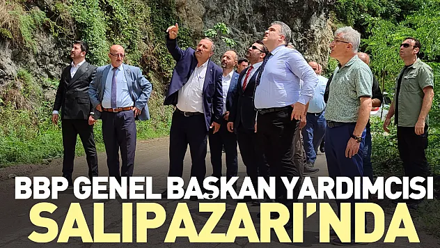 BBP Genel Başkan Yardımcısı Salıpazarı'nda