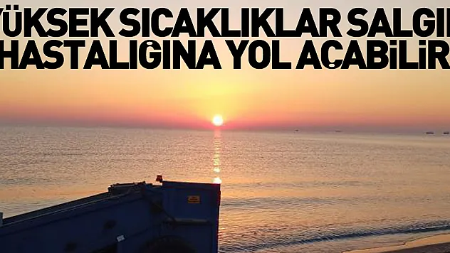 Yüksek sıcaklıklar, salgın hastalığına yol açabilir