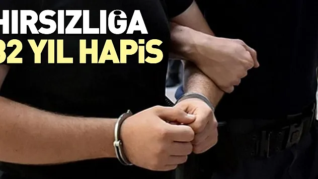 HIRSIZLIĞA 32 YIL HAPİS