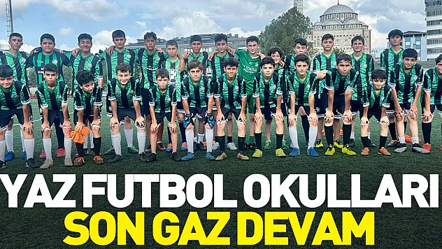 Yaz Futbol Okulları Son Gaz Devam