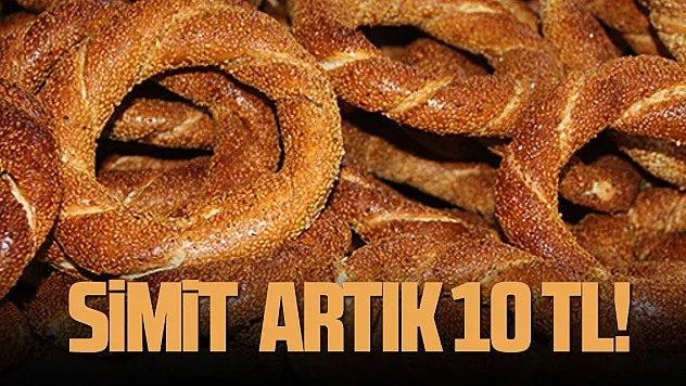 Samsun'da 80 gram simit 10 TL oldu