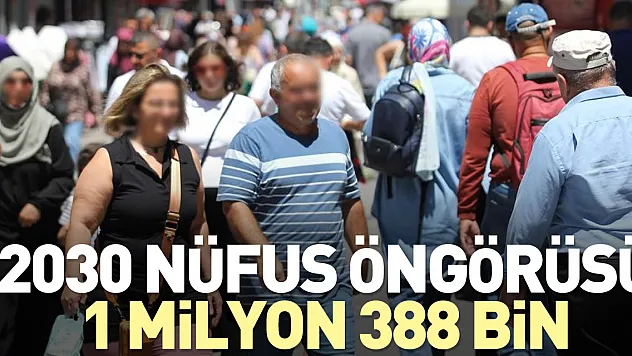 Samsun'da nüfus öngörüsü 1 milyon